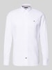 Tommy Hilfiger Regular fit zakelijk overhemd van puur katoen Wit