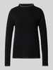 Christian Berg Woman Wollpullover mit Stehkragen Black