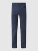 Brax Straight Fit Chino Modell 'CADIZ' Dunkelblau Melange