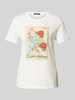 Weekend Max Mara T-Shirt mit Rundhalsausschnitt Modell 'ZIRLO' Weiss