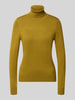 Christian Berg Woman Longsleeve mit Rollkragen Senf