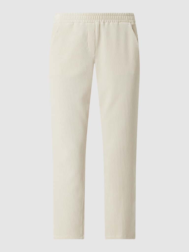 Mode Broeken Corduroy broeken Tom Tailor Corduroy broek room casual uitstraling 