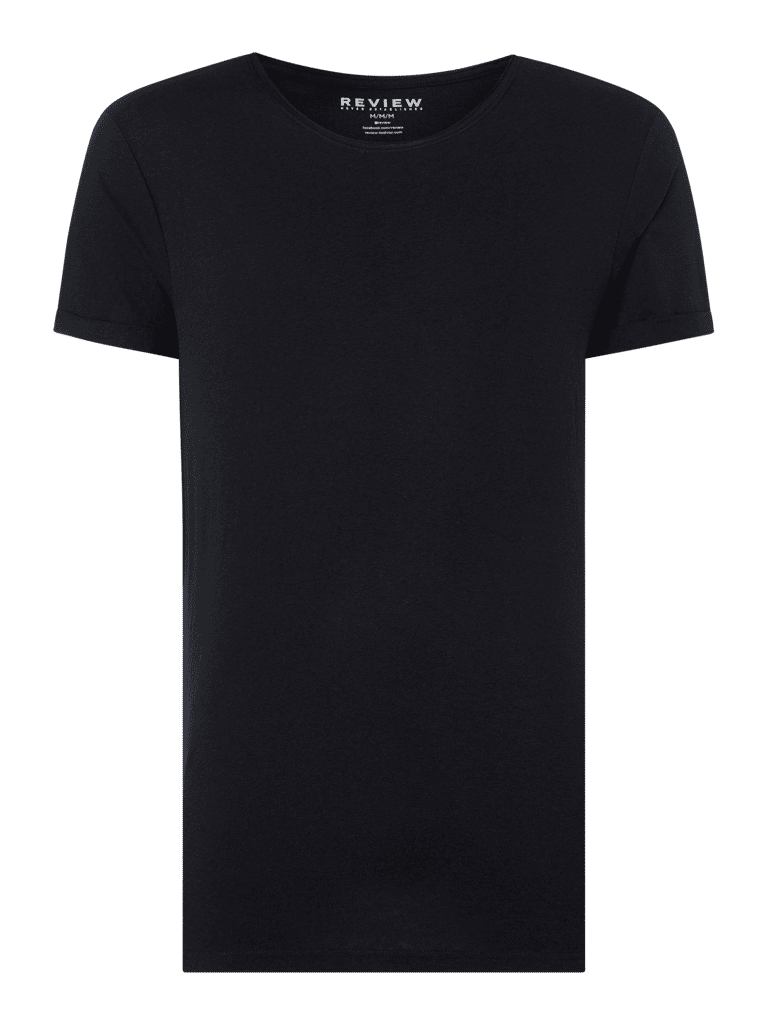 REVIEW TShirt mit LogoPrint (schwarz) online kaufen