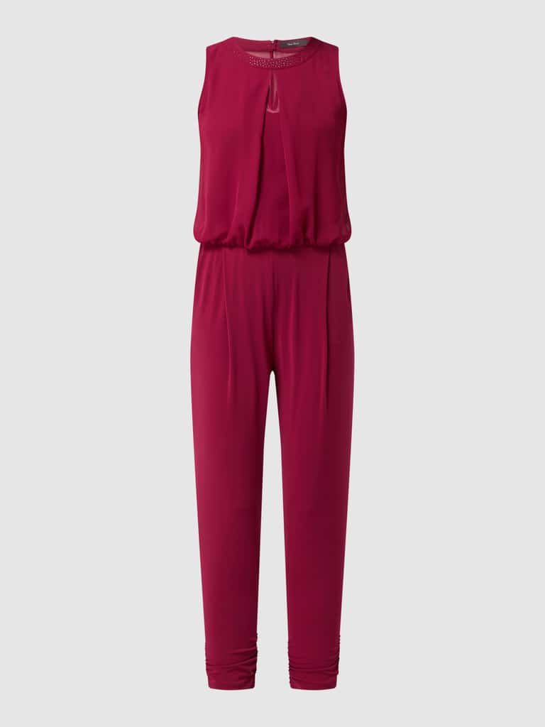 Vera Mont Jumpsuit aus Chiffon (dunkelrot) online kaufen
