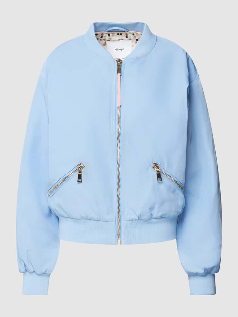 Mädchen Jacke Glänzend Bronze - Cardigan Mit Reißverschluss