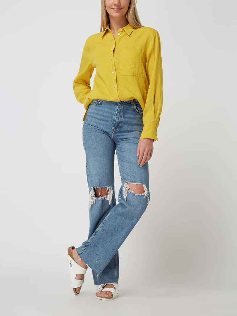 Mode Blouses Blouses met lange mouwen Marc O’Polo Marc O\u2019Polo Blouse met lange mouwen zwart zakelijke stijl Mode Blouses Blouses met lange mouwen Marc O’Polo Marc O\u2019Polo Blouse met lange mouwen zwart zakelijke stijl