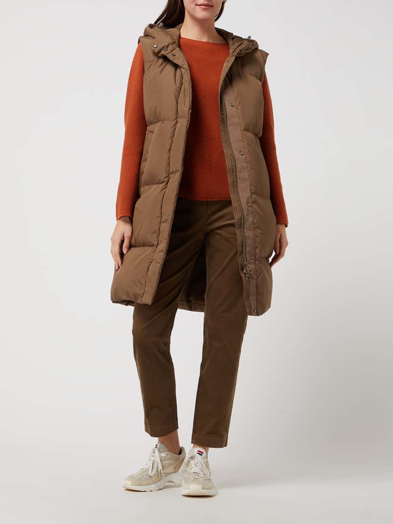 Marc O'Polo Daunenweste mit Kapuze (cognac ) online kaufen