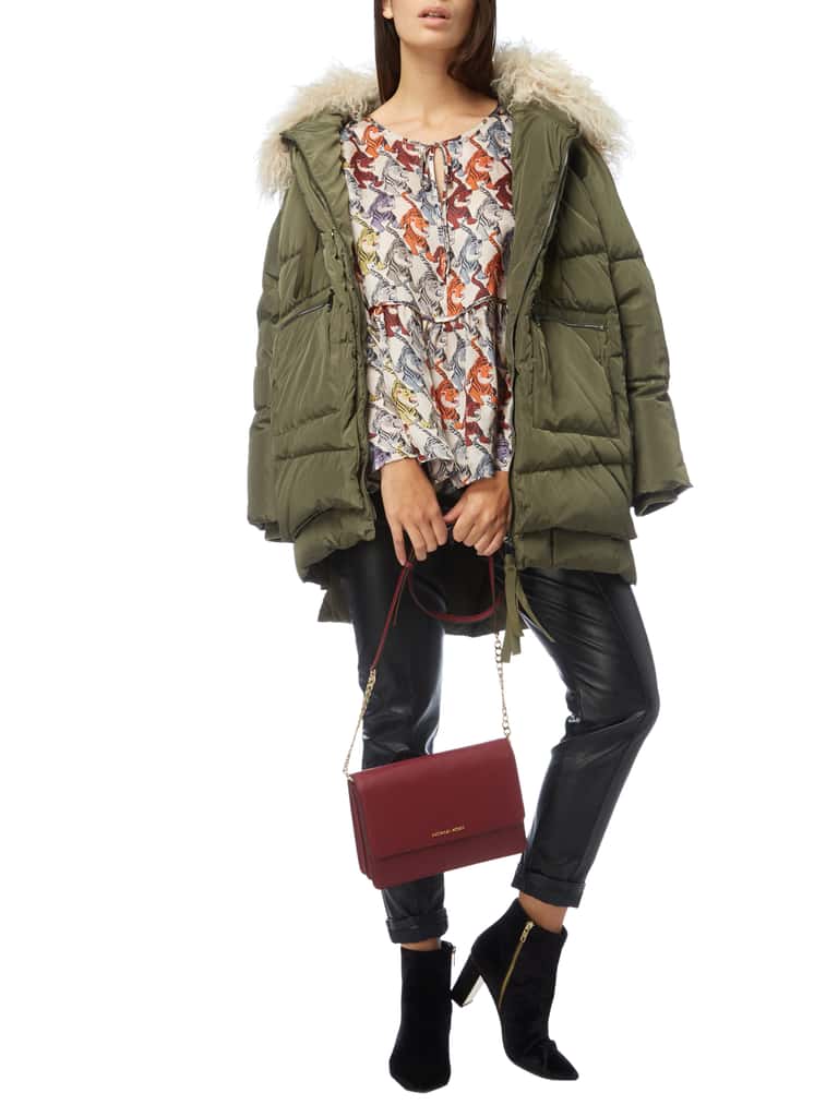MAX&Co. Daunenmantel mit abnehmbarer Kapuze (khaki) online kaufen
