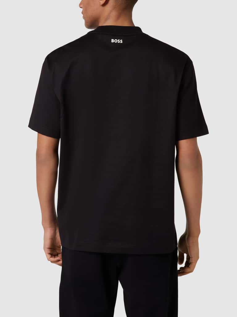 T-shirts korte mouw grijs Boss Men Orange main image 0