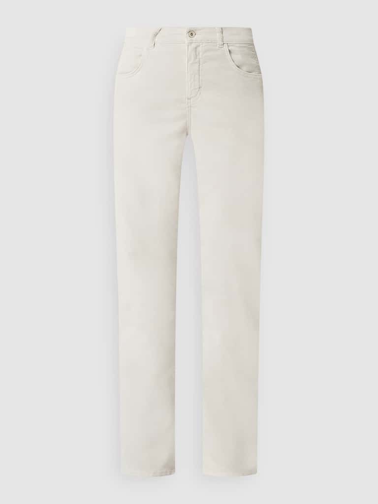 Angels Corduroy broek met labelpatch, model 'DOLLY 2.0' in offwhite