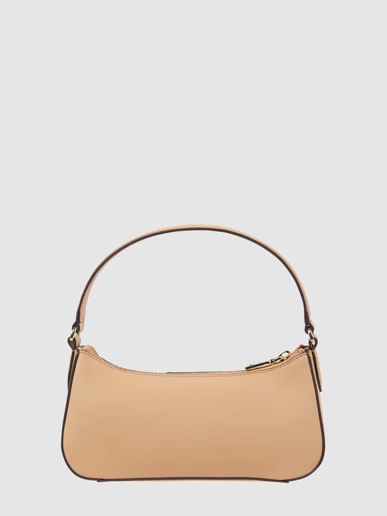 DKNY Pochette aus Leder Modell 'Carol' (beige) online kaufen