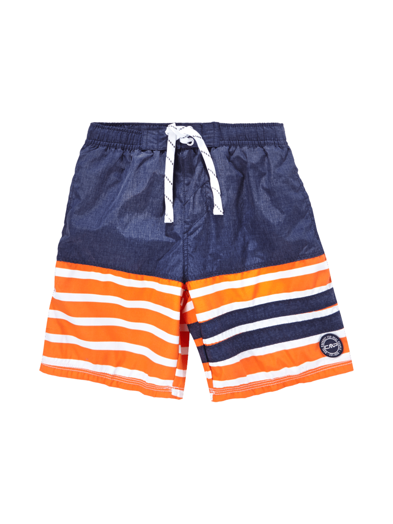 CMP Shorts Da Bagno Per Bambini E Ragazzi – Costume In Microfibra Con Stampa Floreale, Elastico In Vita E Tasche Laterali, Colore Blu - 5
