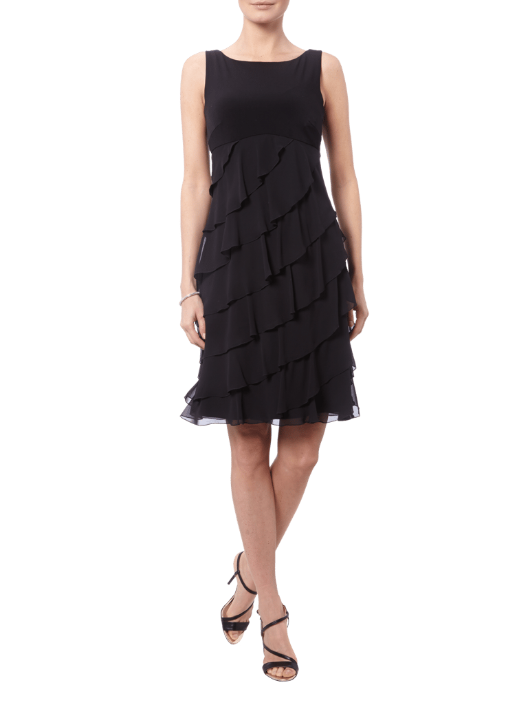 Swing Cocktailkleid mit Volants (black) online kaufen