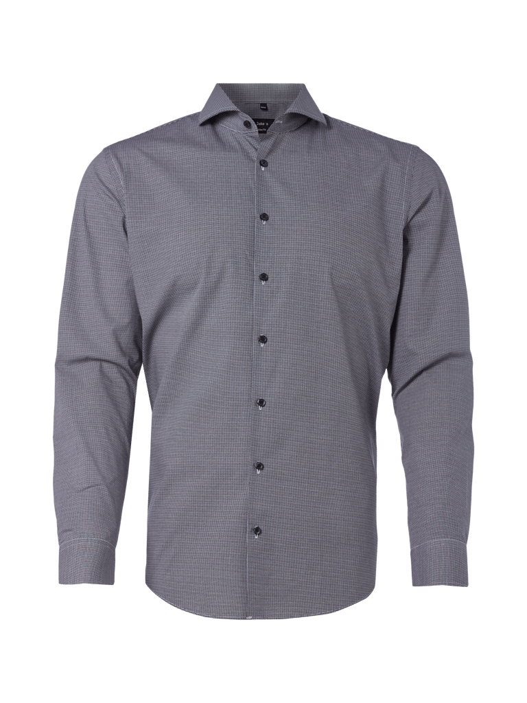Slim Fit Hemd mit Mikro-Print main image 1
