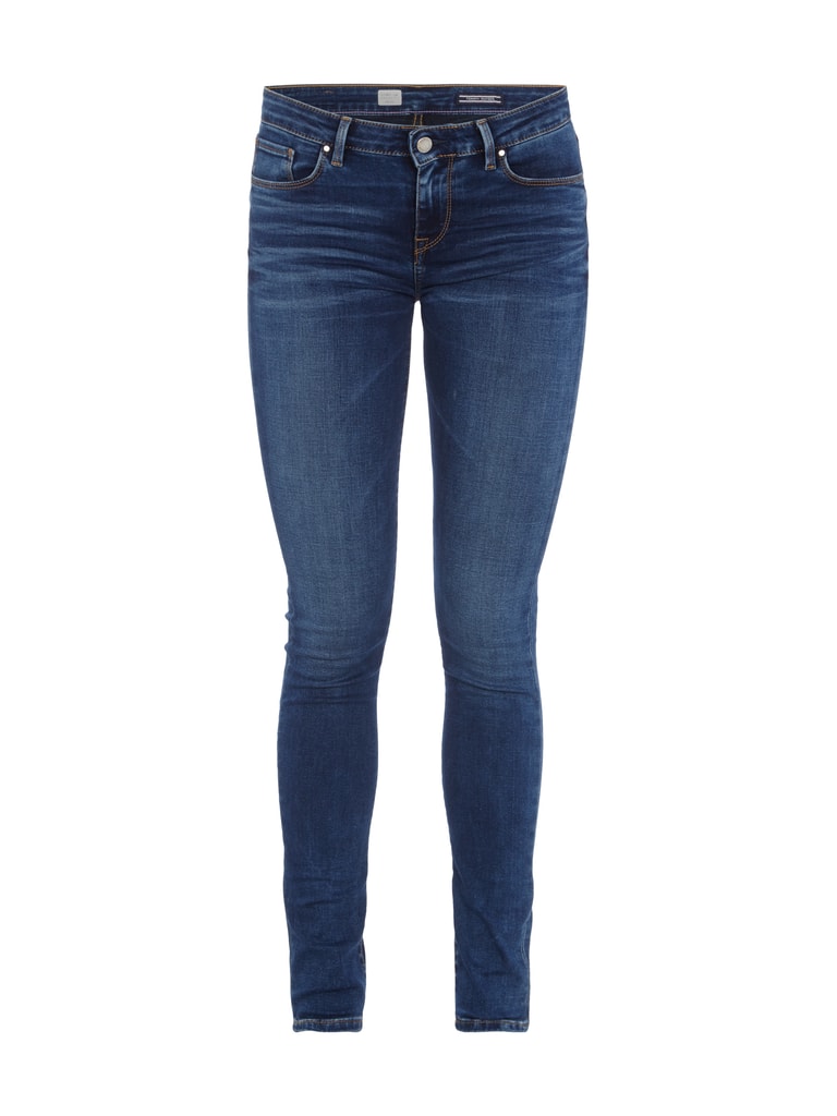 Tommy Hilfiger Skinny Fit Jeans im Stone Wash (jeansblau) online  