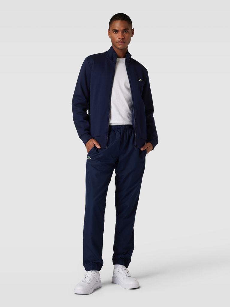 Lacoste Sweatjacke mit Label-Detail (marine) online kaufen 