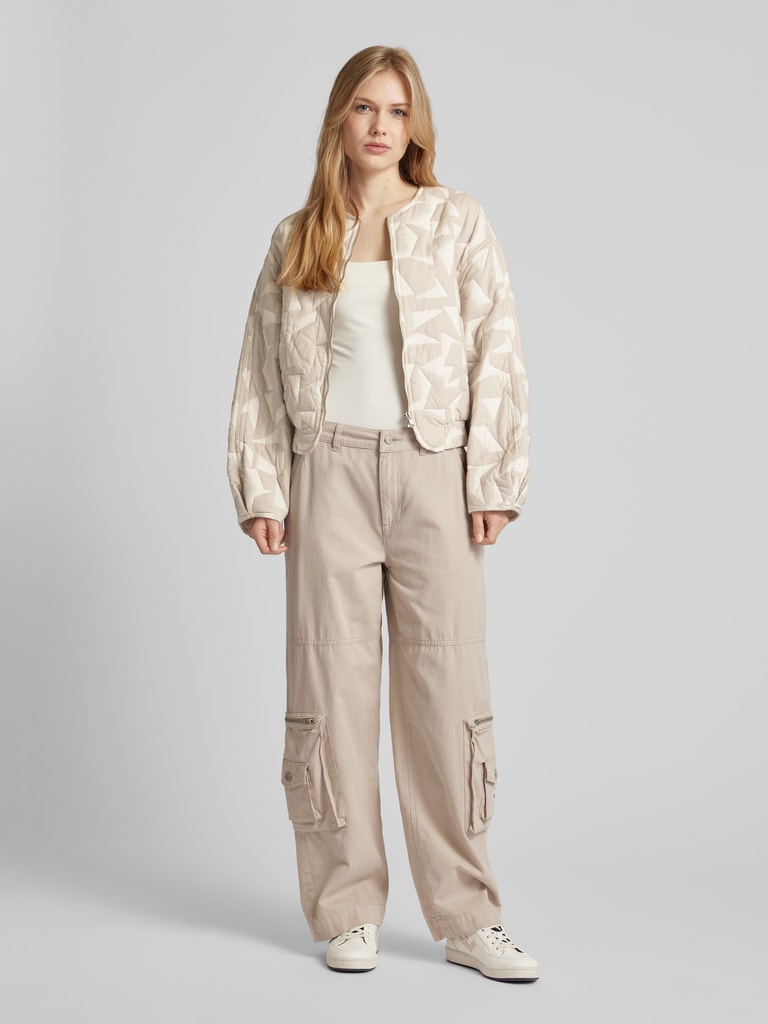 Mango Jacke mit Steppnähten Modell 'ORIGAMI' (beige) online kaufen