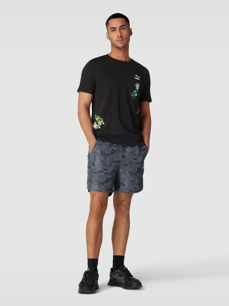 PUMA Performance T-Shirt mit Label-Print Modell 'CLASSICS' (black ...