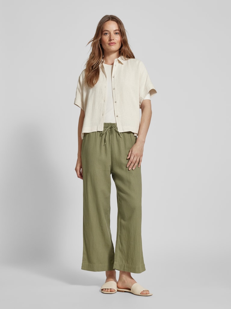 Kinder Leinenhose Mit Elastischem Bund - Bequeme Lange Hose Für Jungen & Mädchen