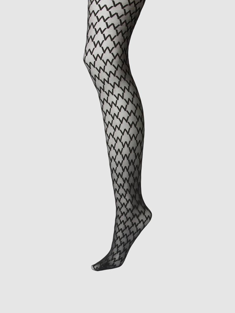 Ulla Popken Strumpfhose, Muster, Grand Surdimensionné