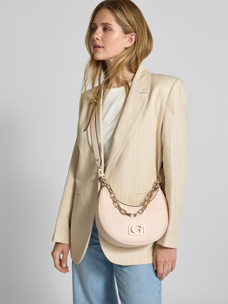 Guess Handtasche mit Label-Applikation Modell 'CIRCE' (offwhite) online ...