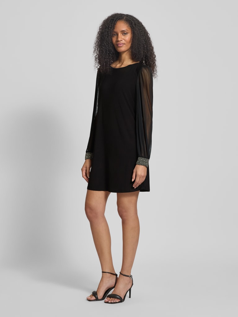 Gkaopi Damen Strickkleid – Quadratischer Ausschnitt, Langarm, Rippenstrick – Figurbetontes Minikleid Für Party & Alltag – Stretch, über Dem Knie