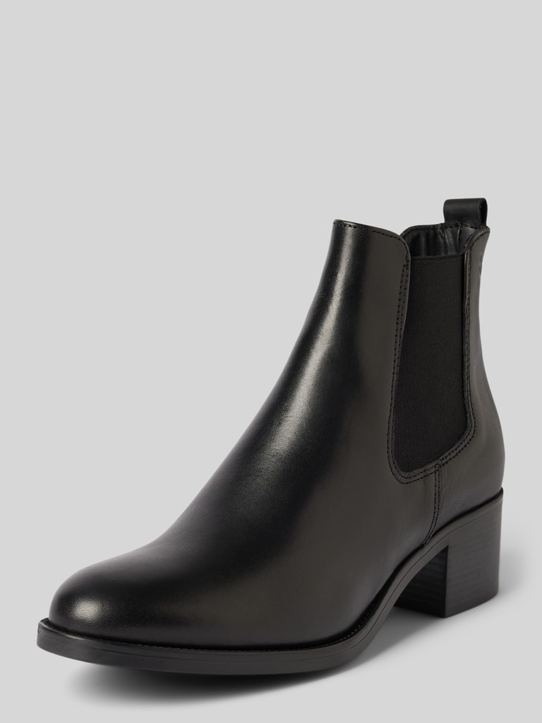 Tamaris Damen Boots Aus Leder – Mit Blockabsatz, Winter Gefüttert, Modisch & Bequem