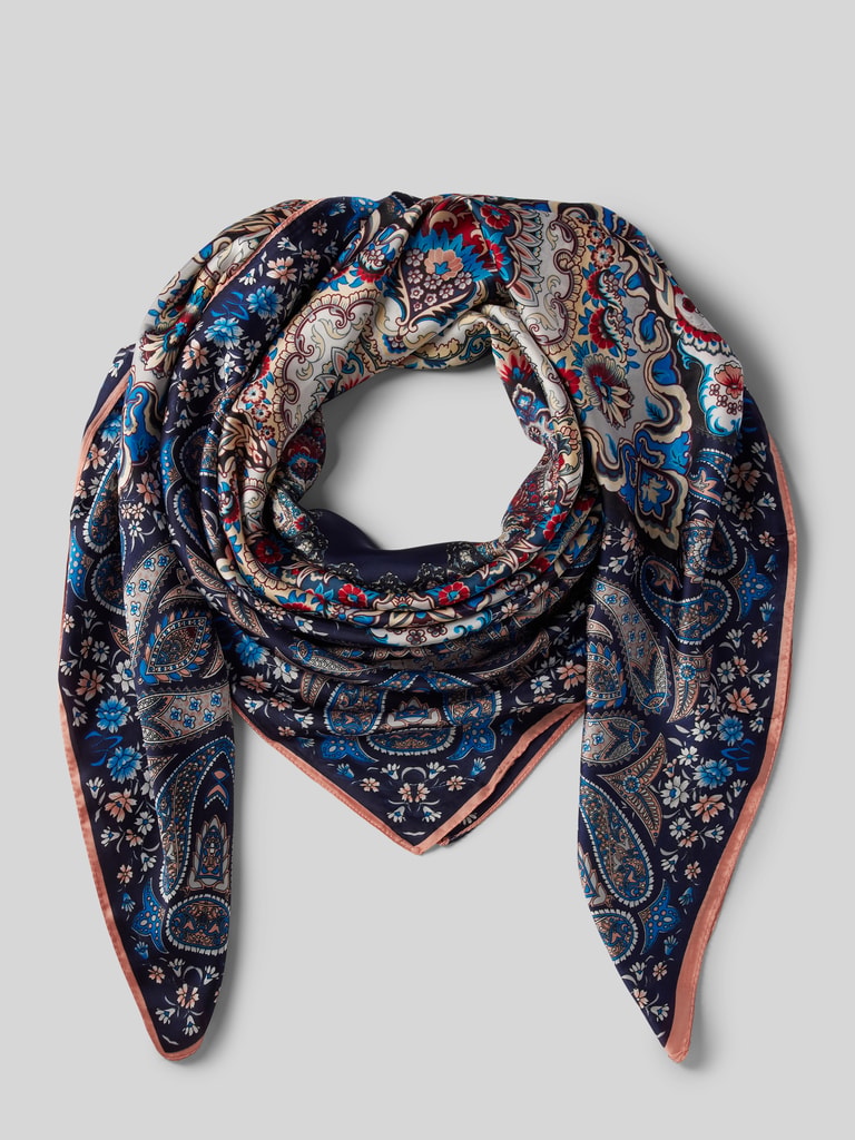 Roeckl Zijden sjaal met all-over motief, model 'Paisley Illusion' in Roeckl Zijden sjaal met all-over motief, model 'Paisley Illusion' in