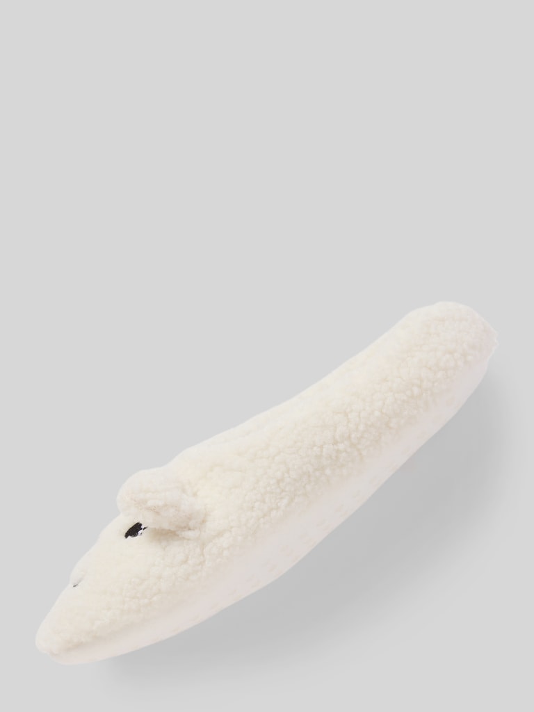 Get Trend Huispantoffels voor kinderen, tieners, pluche, antislip, winterpantoffels voor kinderen, geanimeerde geschenken, Zwart uit één stuk