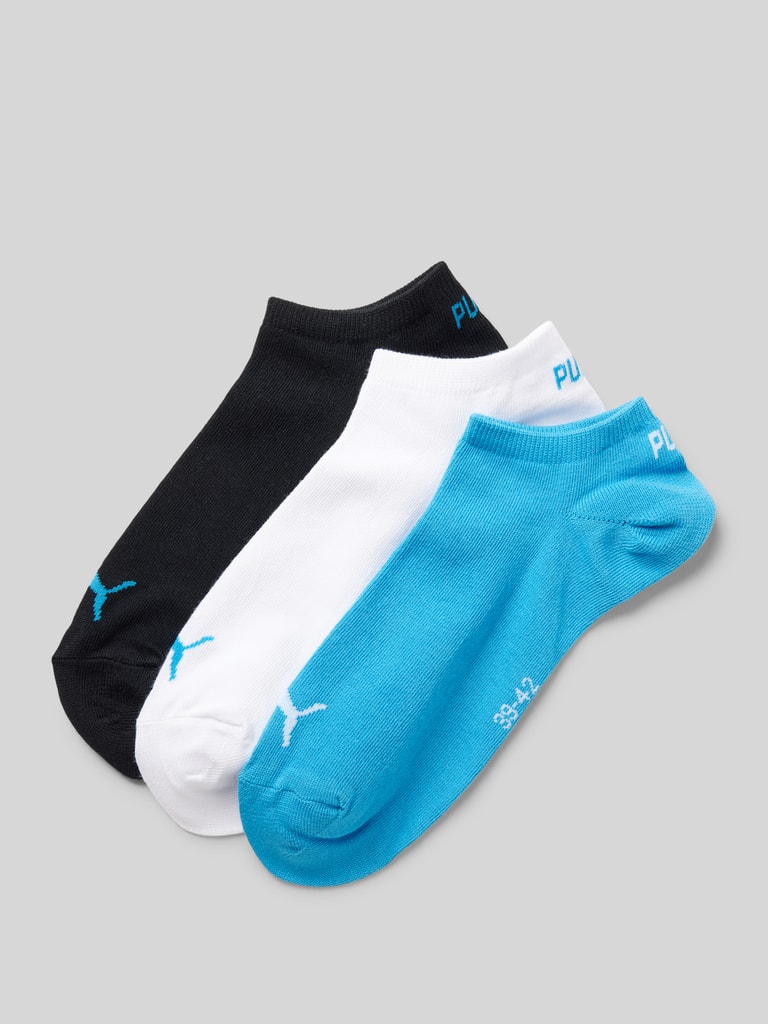 PUMA Sneakersocken mit Label-Detail im 3er-Pack (aqua) online kaufen