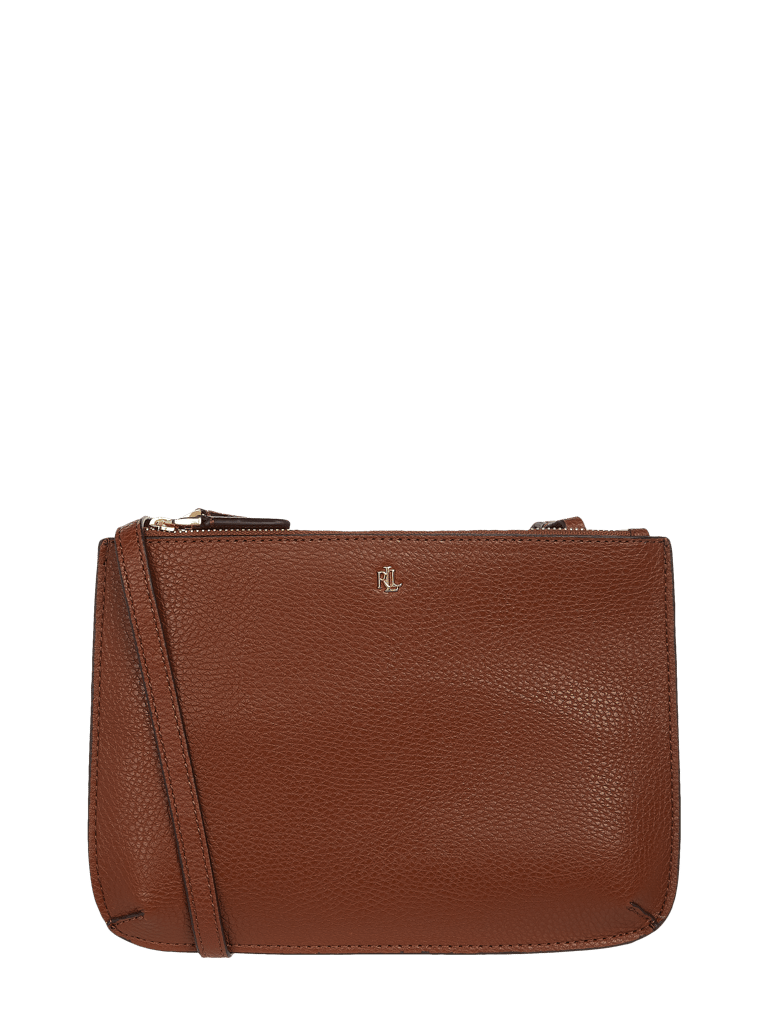 Lauren Ralph Lauren Crossbody Bag aus Leder (cognac) online kaufen