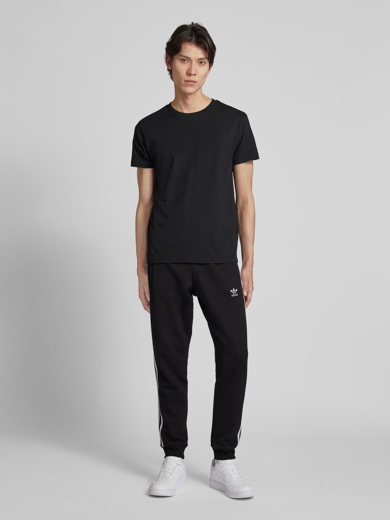 adidas Originals Regular Fit Sweatpants mit Label Stitching Modell 3 STRIPES black online kaufen