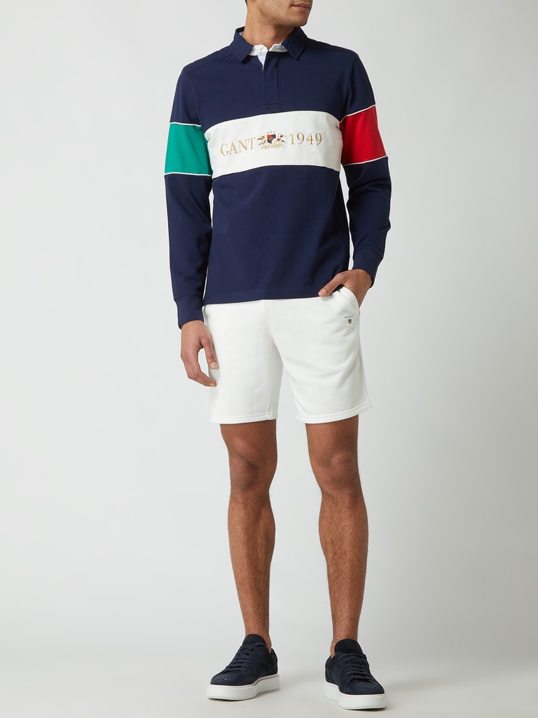 Gant Rugby-Shirt mit Logo (marine) online kaufen