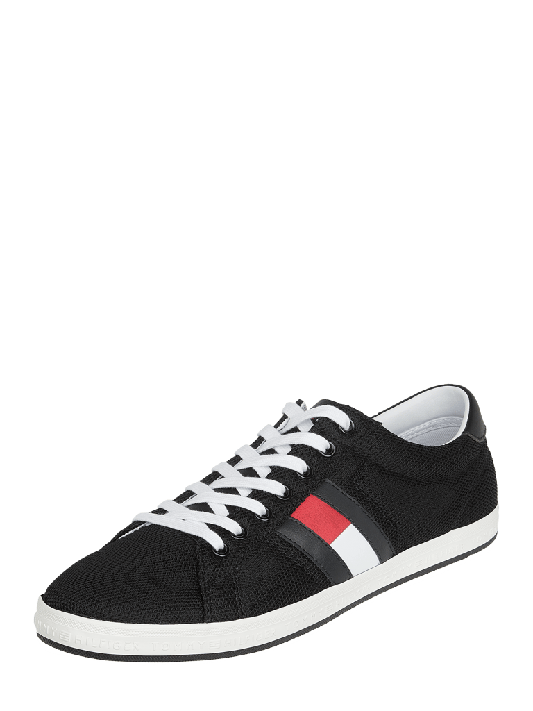 Tommy Hilfiger Sneaker aus Textil mit Meshbesatz (black) online kaufen