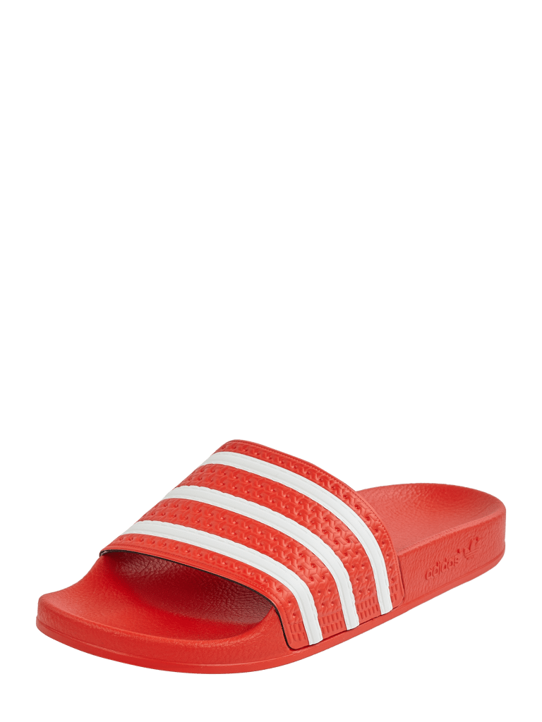 maak het plat Mannelijkheid spreken adidas Originals Slides aus Gummi Modell 'Adilette' (rot) online kaufen