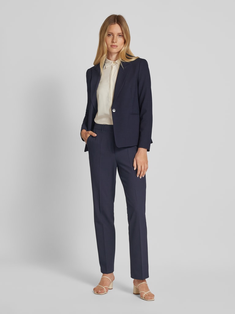 S.Oliver BLACK LABEL Blazer Corto Donna – Giacca Elegante Con Gancio, Maniche Lunghe, Business Look