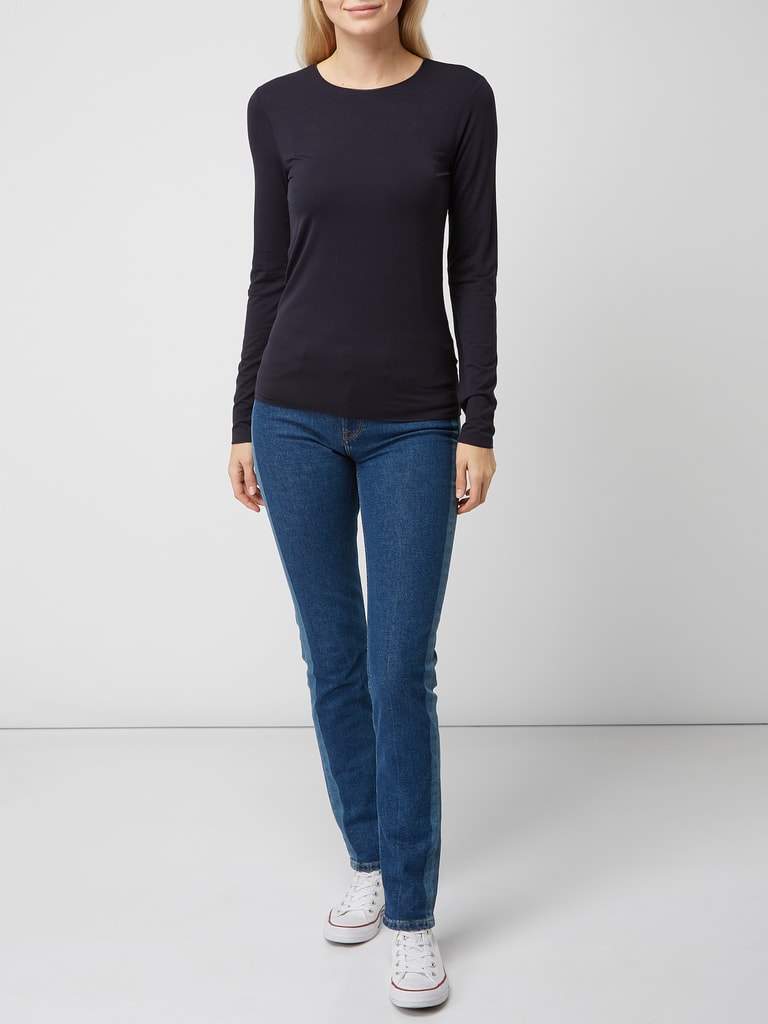 Tommy Hilfiger Longsleeve mit eingefassten Abschlssen (dunkelblau ...