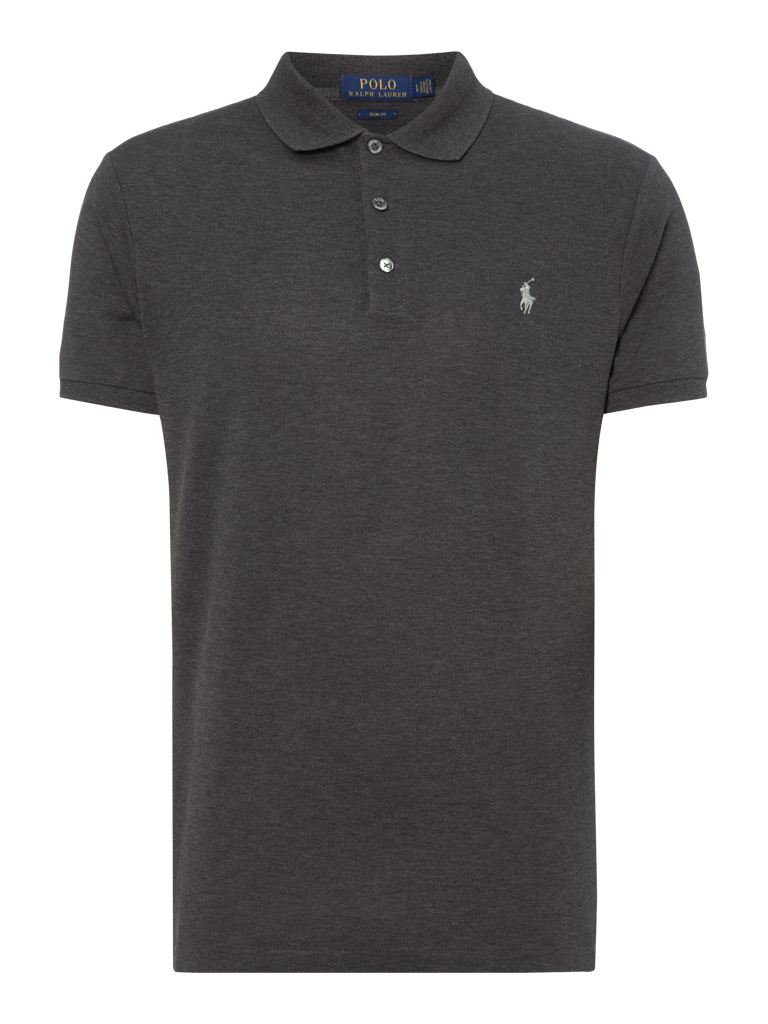 Polo Ralph Lauren Poloshirt Aus Baumwoll Piqué Anthrazit Online Kaufen