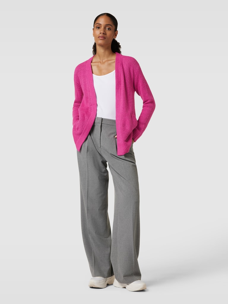 B.Young Cardigan Met Opengewerkte Voorkant, Model 'Mirelle' In Fuchsia ...