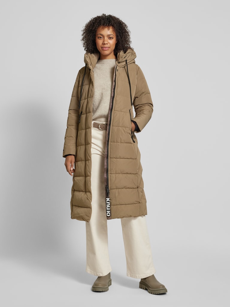 Mantel Leichter Sommerparka Kapuze Leicht Wattierter Parka Damen