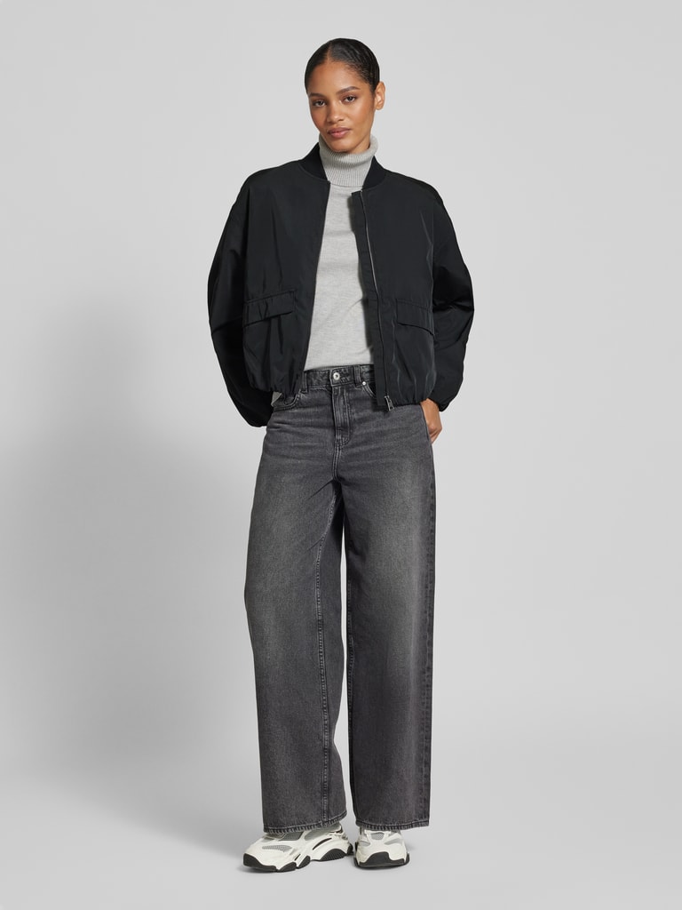 Jeansjacke mit Reißverschluss