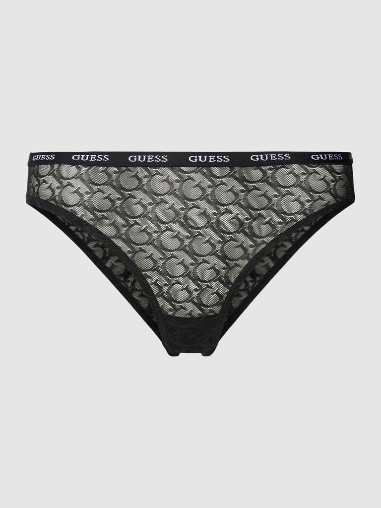 GuessSlip im semitransparentem Design Modell 'EDYTHA' in schwarz GuessSlip im semitransparentem Design Modell 'EDYTHA' in schwarz