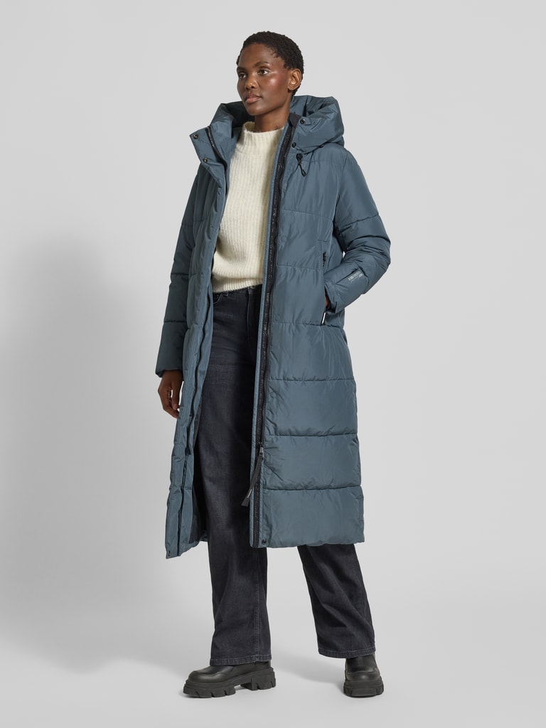 khujo Steppmantel mit Stehkragen Modell 'Soulani' (petrol) online