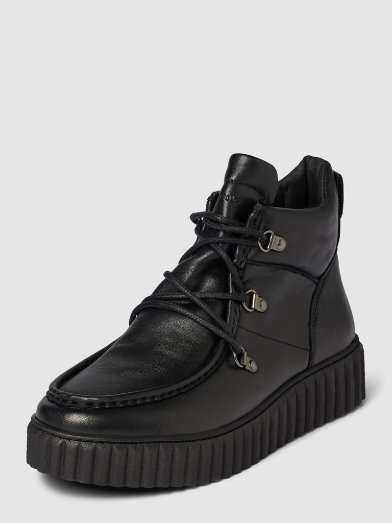 Mayura Boots 1594 Zwart Biker Motorlaarzen Ronde Stalen Neus Anti Slip Zool Echt Leer 88 2