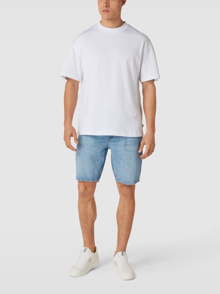 GUESS Men's Rodeo Denim Shorts - Abstract Design, 5-Pocket, Regular Fit, Button & Zipper - View #12