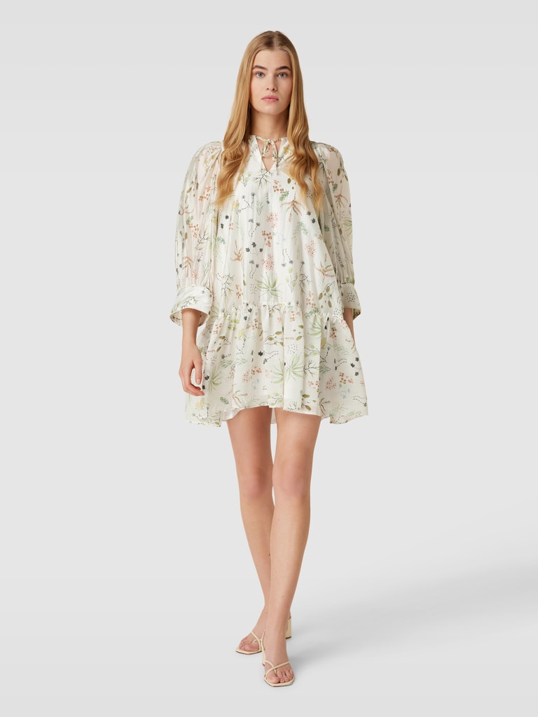 Soaked in Luxury Mini-jurk met all-over bloemenmotief, model 'Keya' in ...