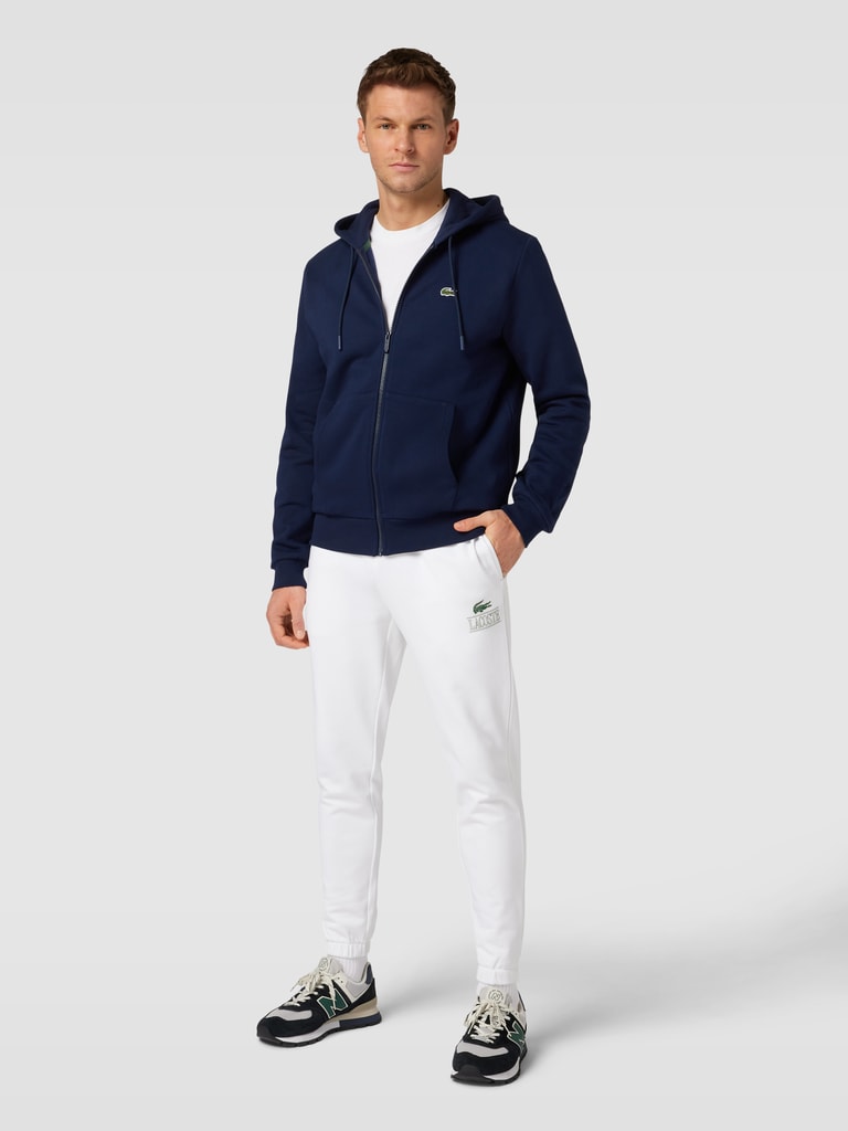 Lacoste Sweatjacke mit Logo-Patch (marine) online kaufen