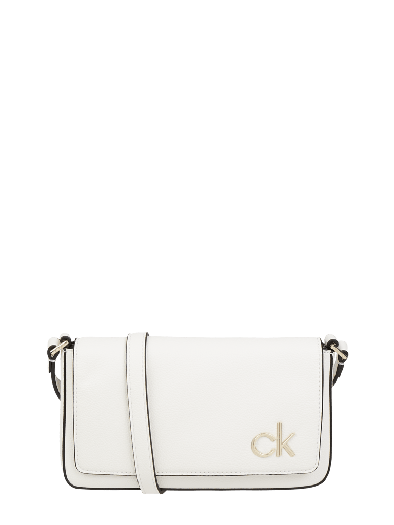 CK Calvin Klein Crossbody Bag in LederOptik (weiss) online kaufen