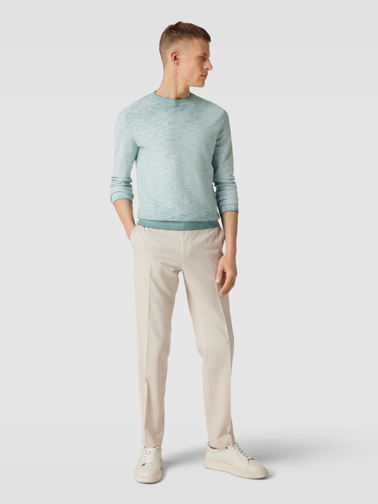 TOM TAILOR Damen Basic Crewneck Strickpullover – Oversized Fit, Aus Weicher Baumwolle, Nachhaltige BE PART Kollektion