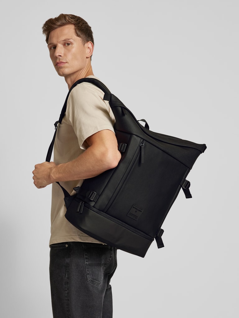 Strellson Rucksack Strellson Rucksack mit Label-Patch (black) online kaufen